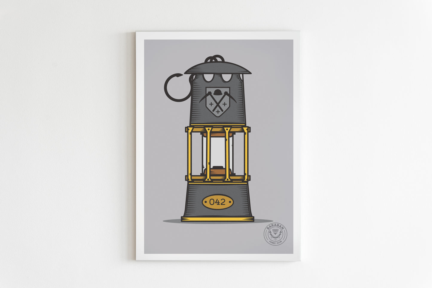Affiche Lampe de mineur
