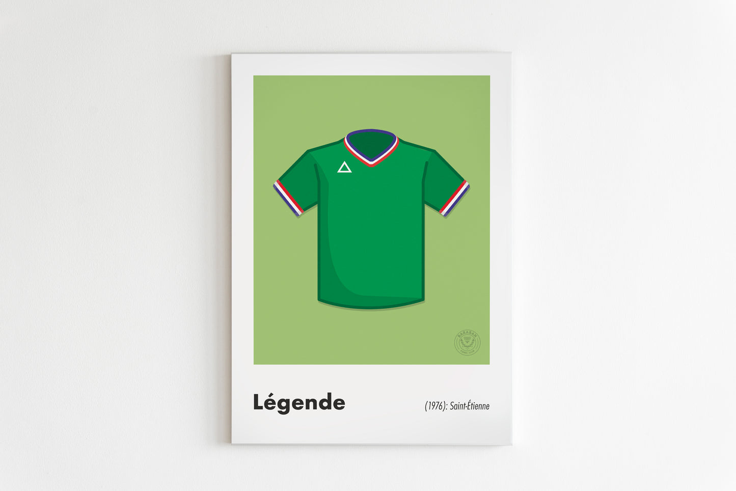 Affiche Maillot vert Légende - 1976 Saint-Étienne