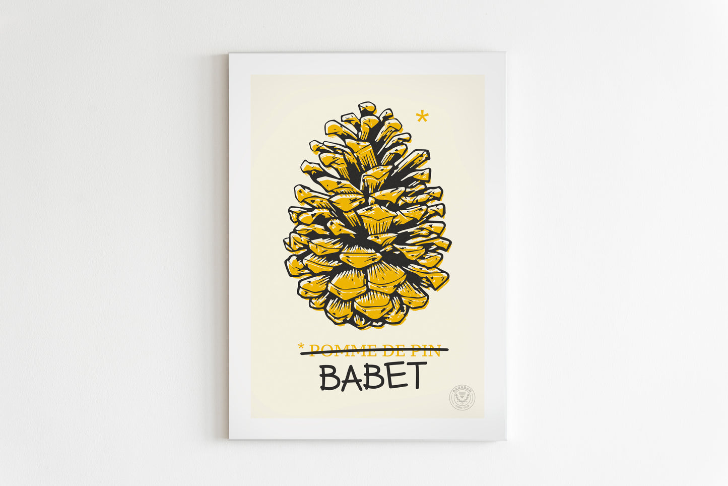 Affiche Babet - Pomme de Pin