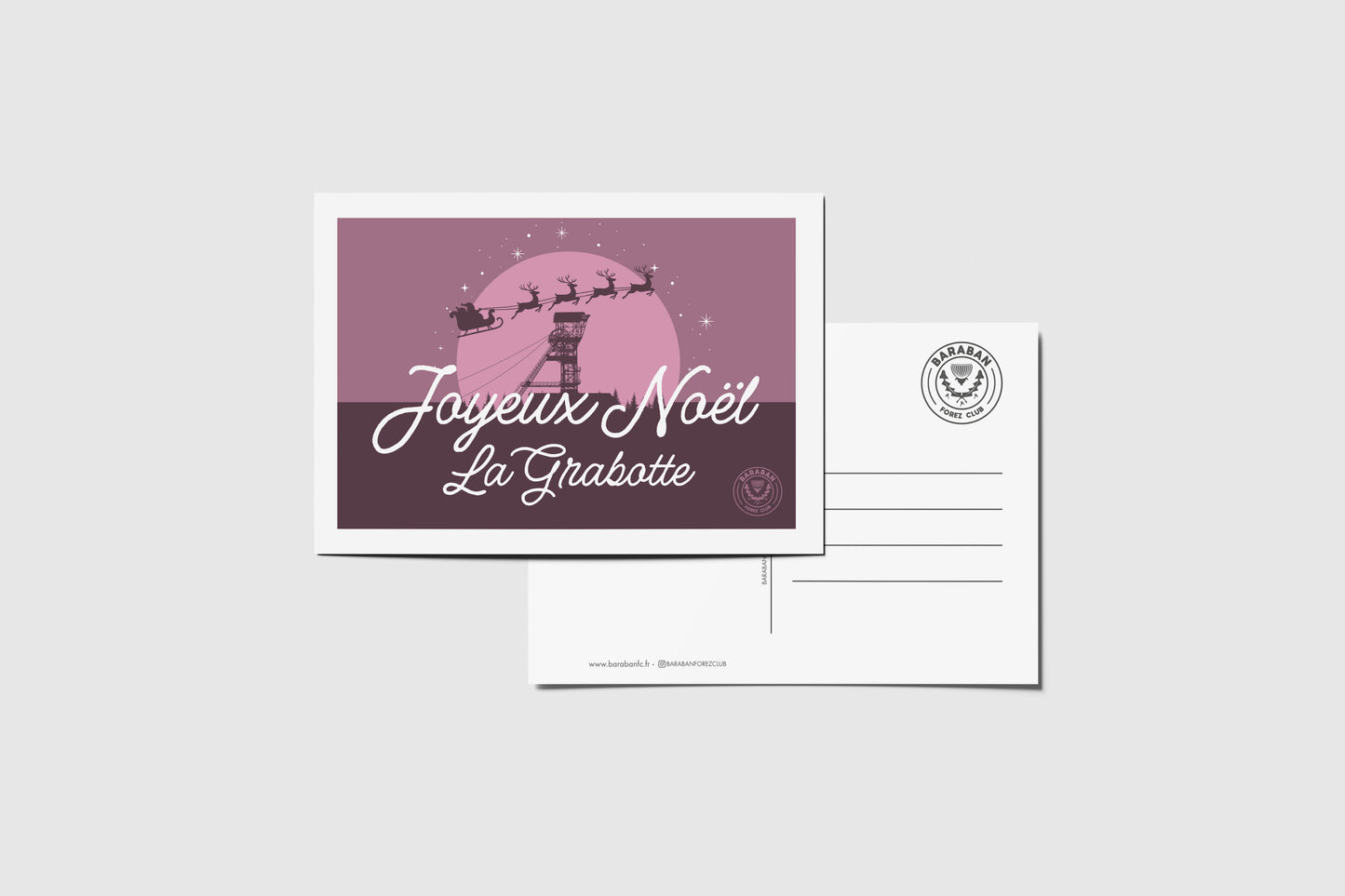 Carte postale Joyeux Noël la Grabotte !