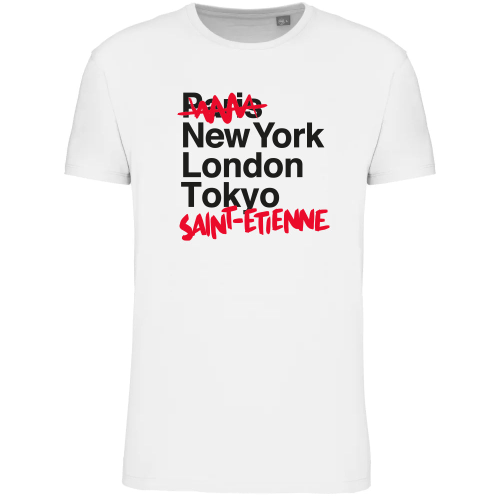 T-shirt Paris New-york London Tokyo Saint-étienne
