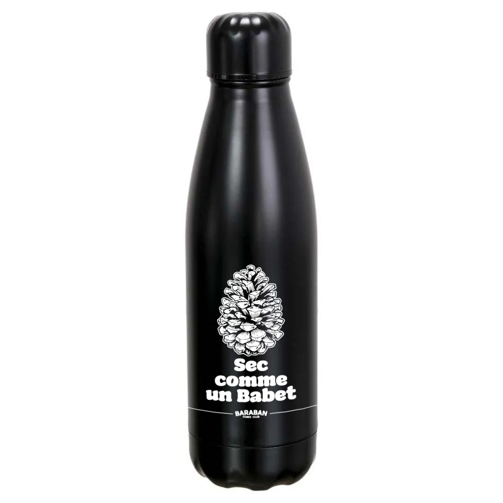 Bouteille isotherme 500ml Gourde Sec comme un babet