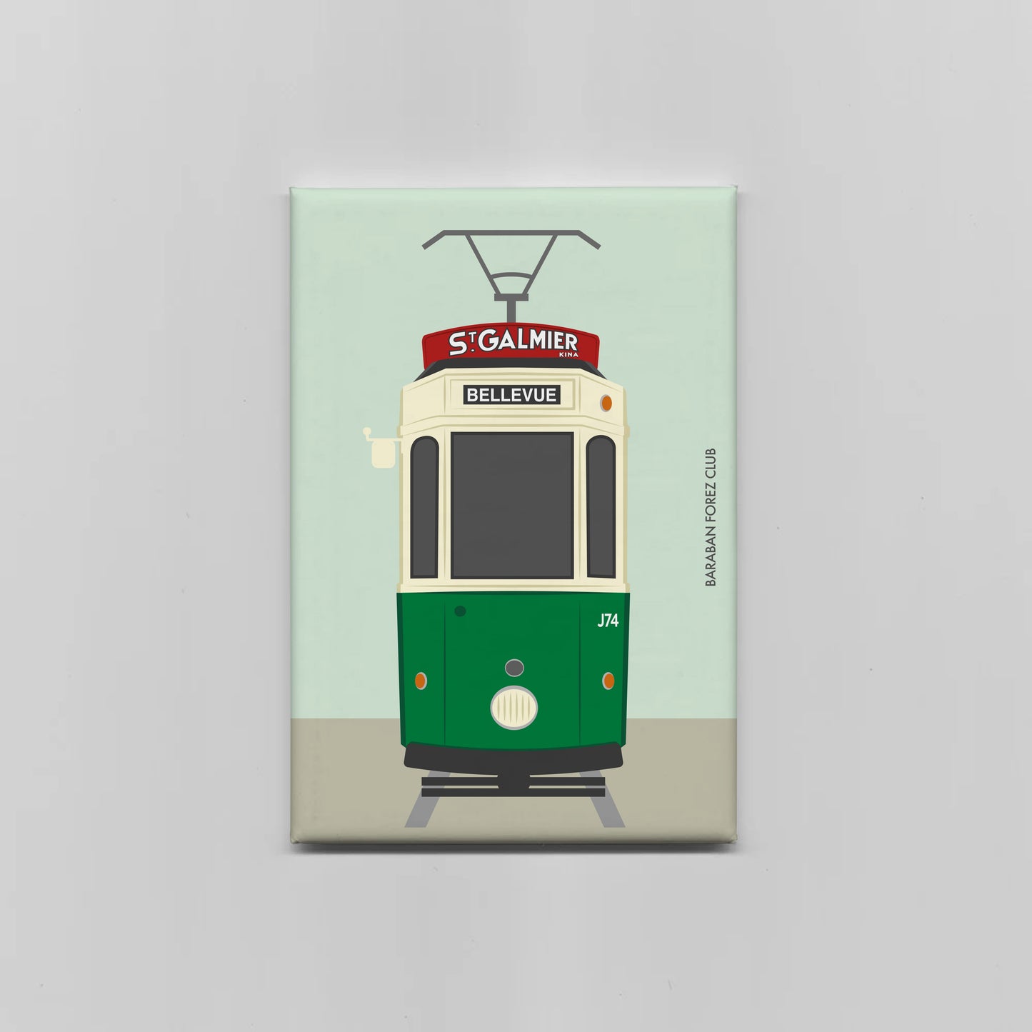 Magnet Aimant - Motrice J74 - Tramway Saint-étienne