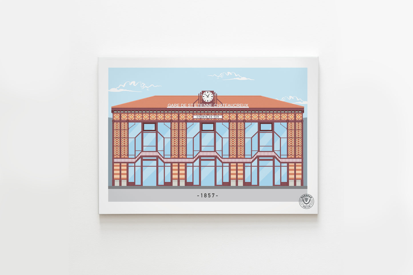 Affiche Gare Châteaucreux