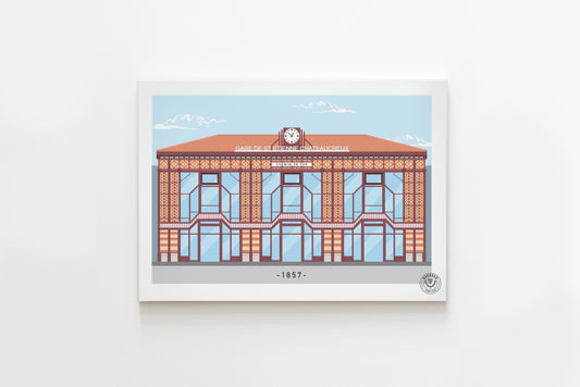 Affiche Gare Châteaucreux