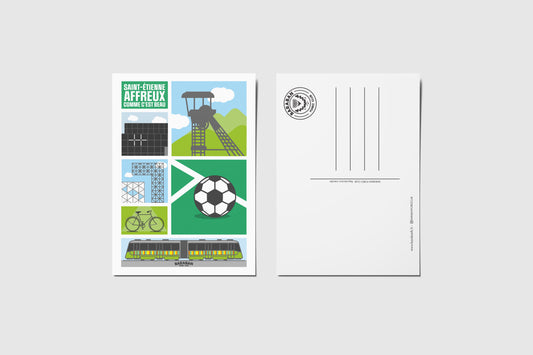 Carte postale Affreux comme c'est beau