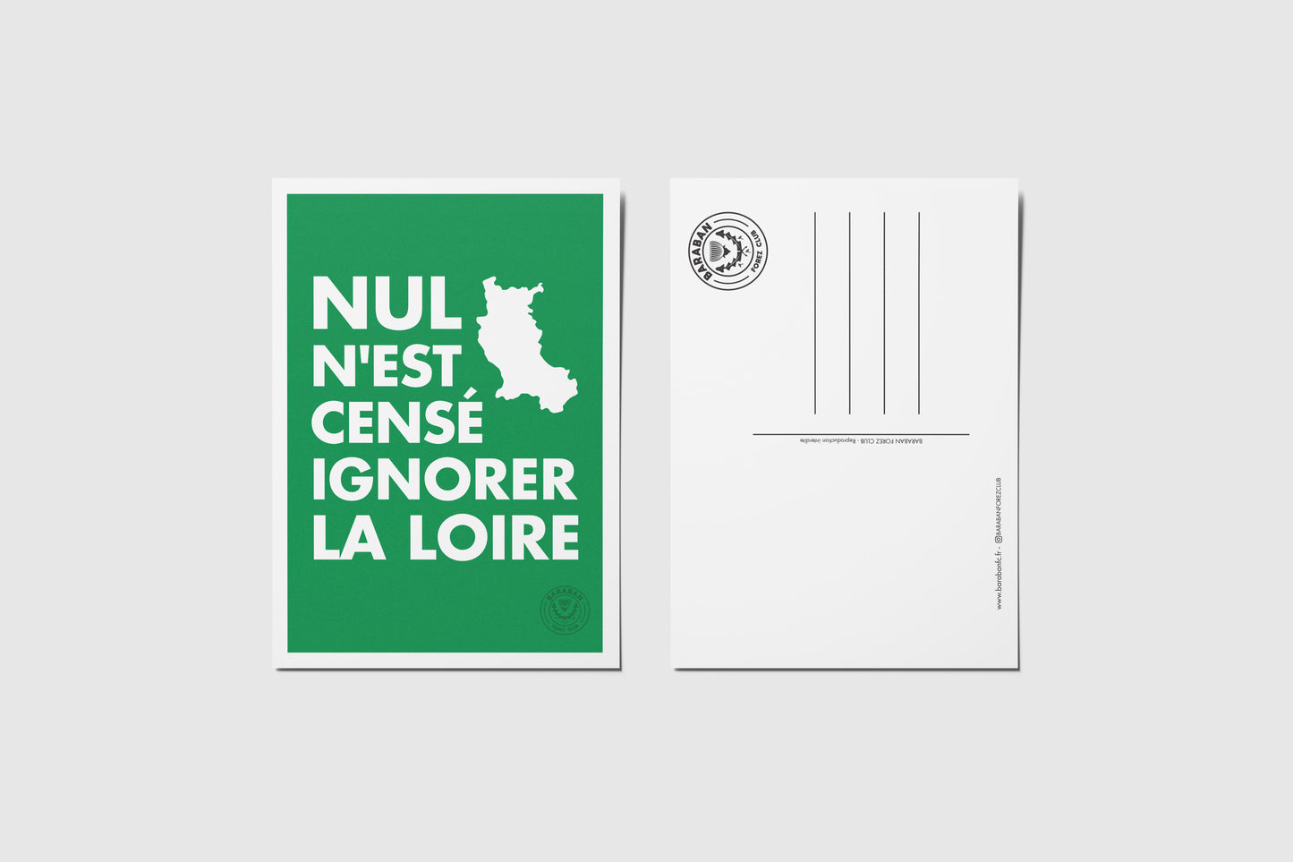 Carte Postale Nul n’est censé ignoré la Loire