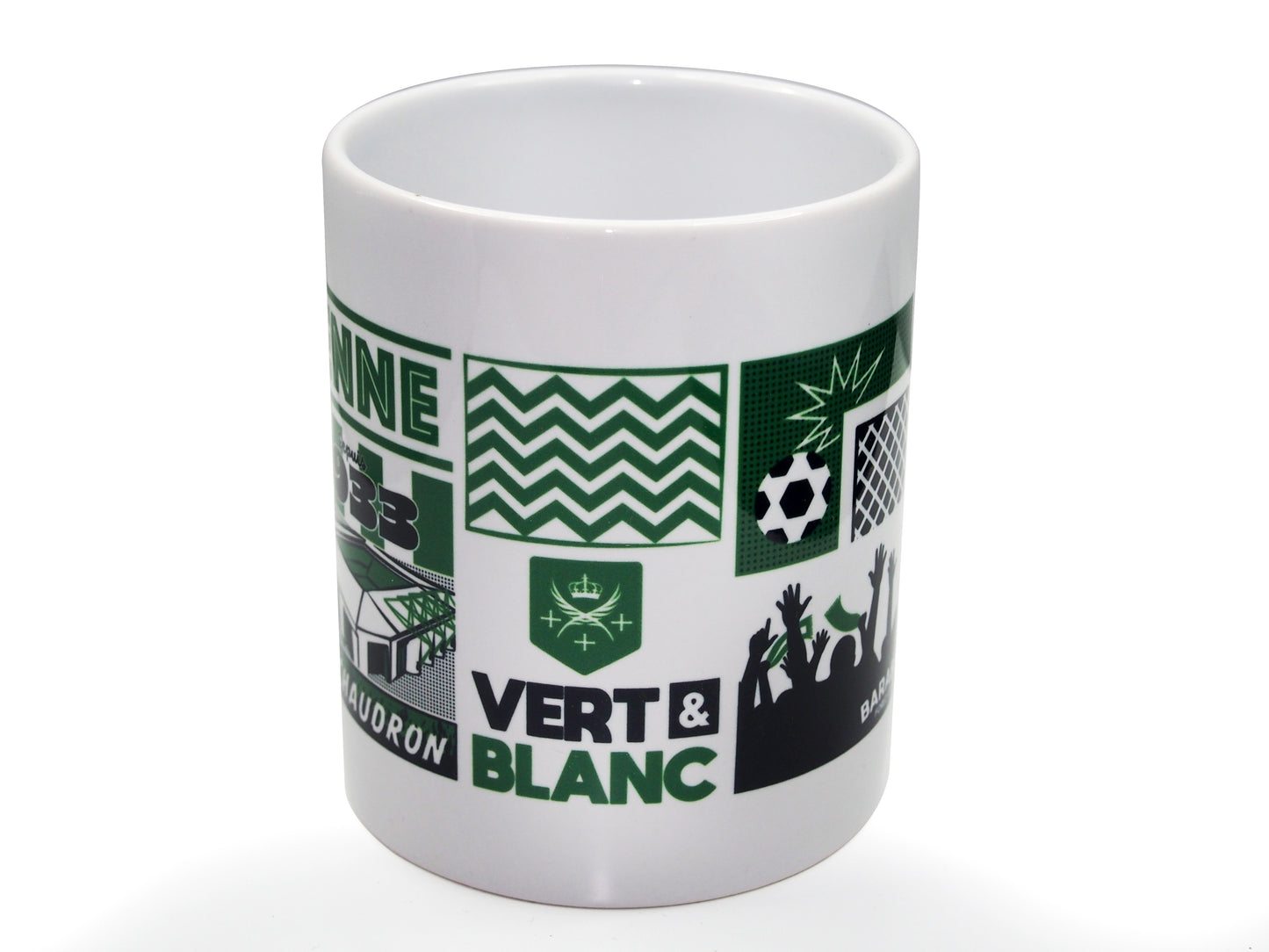 Mug Tasse VERT & BLANC