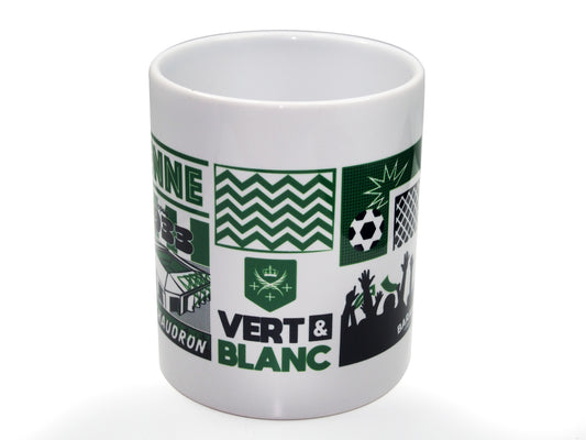 Mug Tasse VERT & BLANC
